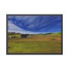 Farmland Hut Cabin Stable Framed Poster