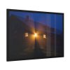 Cabin in the Fog Framed Poster