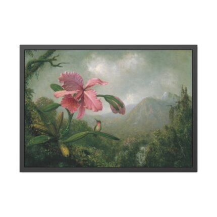 Heade Orchid by Martin Johnson Framed Poster