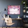 Orchid Background Flowers Framed Poster