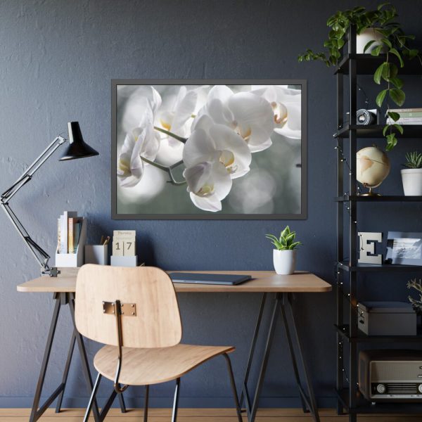 Orchids Elegant Framed Poster