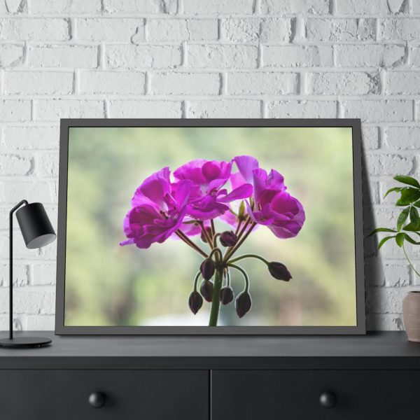 Colorful Flower Framed Poster
