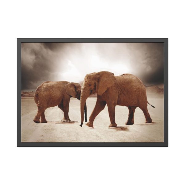 93854-264.jpg African Elephants Framed Poster