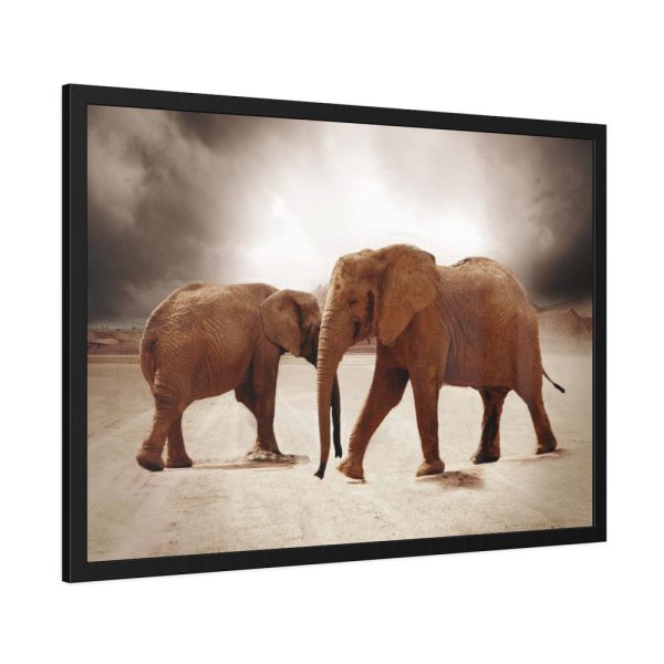 93854-265.jpg African Elephants Framed Poster