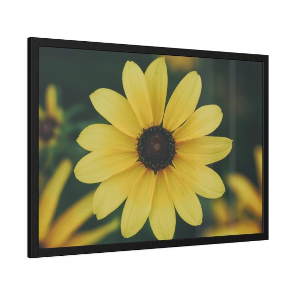93854-293.jpg Blooming Yellow Petaled Flowers Framed Poster