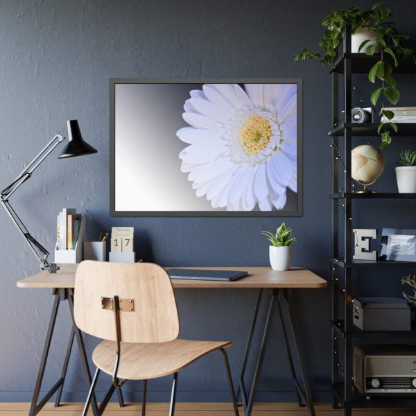 93854-346.jpg White Gerbera Framed Poster