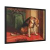 Suspense by Edwin Landseer Framed Poster