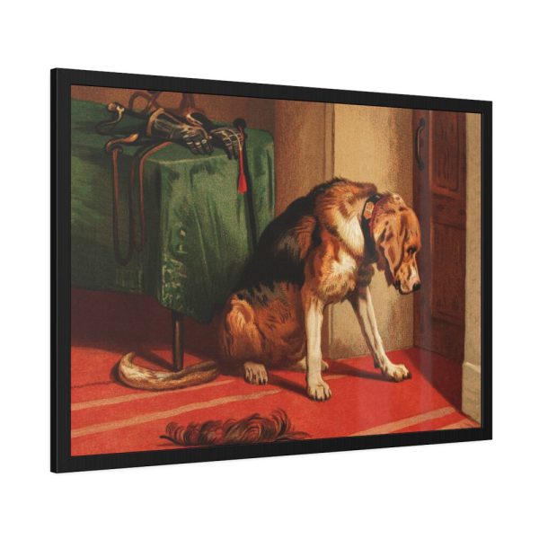 Suspense by Edwin Landseer Framed Poster