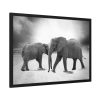 93854-445.jpg Elephant Ivory Animals Africa Framed Poster