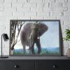 93854-455.jpg Art Painting Elephant Nature Framed Poster