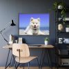 93854-46.jpg Dog on the Beach Framed Poster