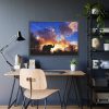 93854-462.jpg Elephants and Birds in the Nature Framed Poster