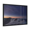 Snow Covered Ciucas Peak Framed Poster