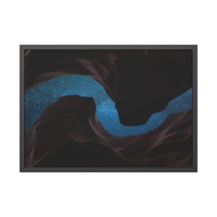 Beautiful Canyon and Sky Framed Poster