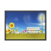 93854-532.jpg Sunflower Field With Blue Framed Poster