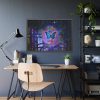 93854-54.jpg Butterfly Abstract Colorful Design Framed Poster