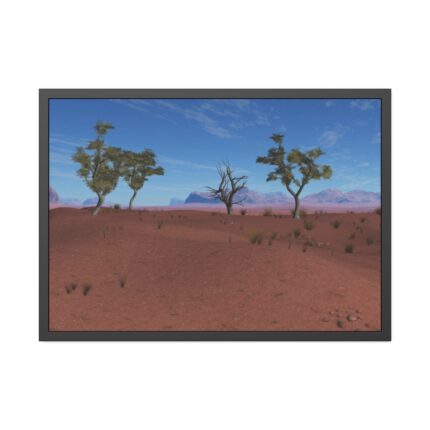 Desert in Africa Framed Poster