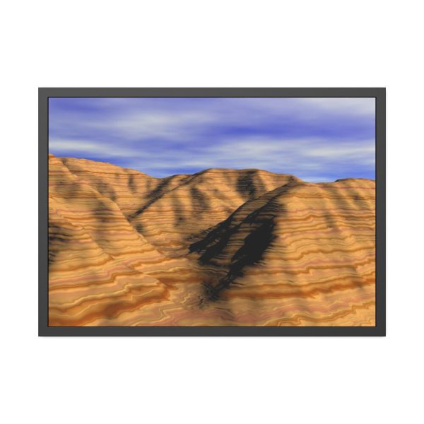 93854-564.jpg Mountains, Sand and Dune Framed Poster