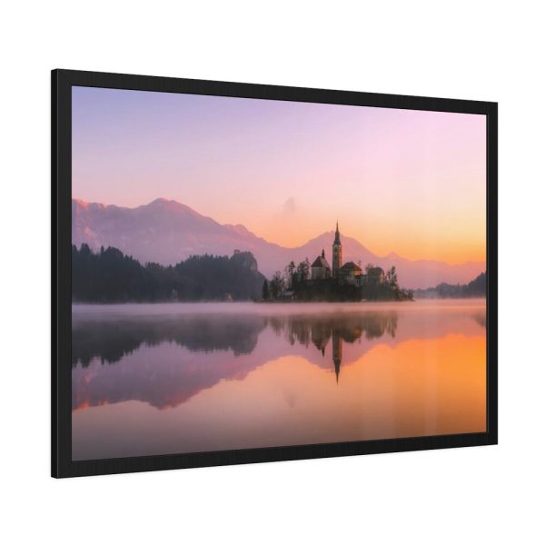 93854-605.jpg Bled in Slovenia, Church on the Island Framed Poster