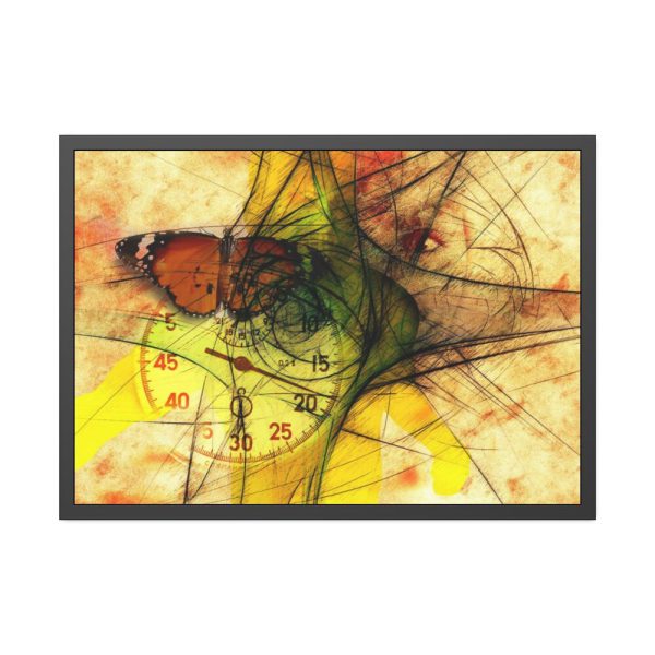 93854-64.jpg Butterfly Stopwatch Eye Face Poster