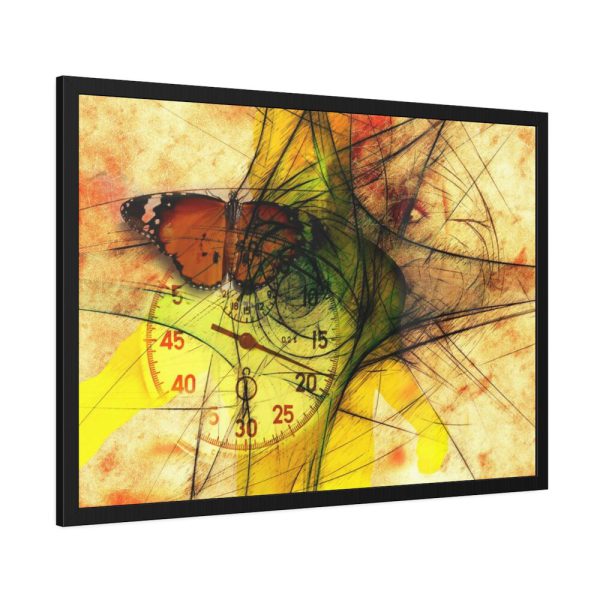 93854-65.jpg Butterfly Stopwatch Eye Face Poster