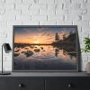 93854-655.jpg Water Reflection in the Forest Framed Poster