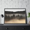 93854-663.jpg Trees and Forest in the Fog Framed Poster