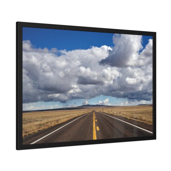93854-685.jpg Huge Cumulus Clouds Over the Round Valley near Springerville Framed Poster