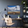 93854-686.jpg Huge Cumulus Clouds Over the Round Valley near Springerville Framed Poster