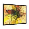 Butterfly Stopwatch Eye Face Framed Poster