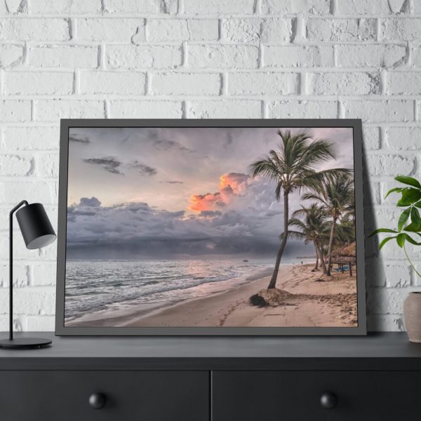 93854-703.jpg Dominican Republic Beach Framed Poster