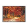 93854-768.jpg Red Season in the Woods Framed Poster