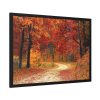 93854-769.jpg Red Season in the Woods Framed Poster