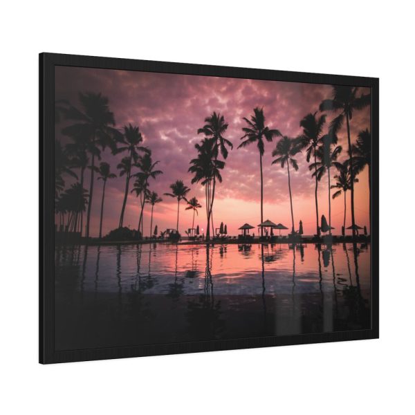 93854-781.jpg Water Palm in the Resort Framed Poster