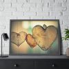 Wooden Hearts Framed Poster
