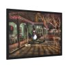 93854-813.jpg Town Christmas Decoration Framed Poster