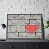 93854-823.jpg Heart on the Wall Framed Poster