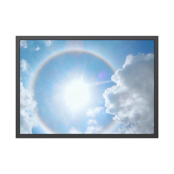 93854-836.jpg Rainbow ring Framed Poster