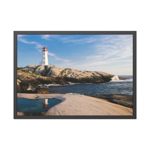 93854-852.jpg Lighthouse Near Beautiful Ocean Framed Poster