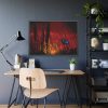 93854-86.jpg Butterfly on Nature Plant Grass Framed Poster