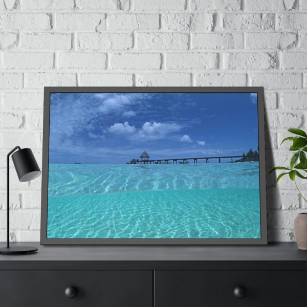 93854-867.jpg Beautiful Beach Landscape Framed Poster
