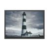 93854-880.jpg Lighthouse With Black Sky Framed Poster