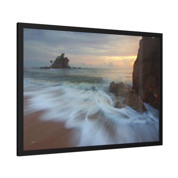 93854-897.jpg Sunrise on Ocean Island Framed Poster