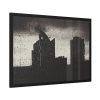 93854-901.jpg Rainy Night from the Window Framed Poster