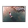Lighthouse Drone View  Framed Poster