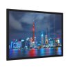 93854-945.jpg Light Building in the Night Framed Poster
