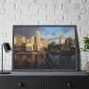 Skyline in Miami, Florida Framed Poster