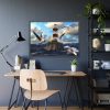 93854-970.jpg Lighthouse and Seagulls Framed Poster