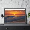 93854-999.jpg Sunrise, Ocean and Wave Framed Poster