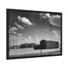 93855-1036.jpg Black and White Barn Framed Poster